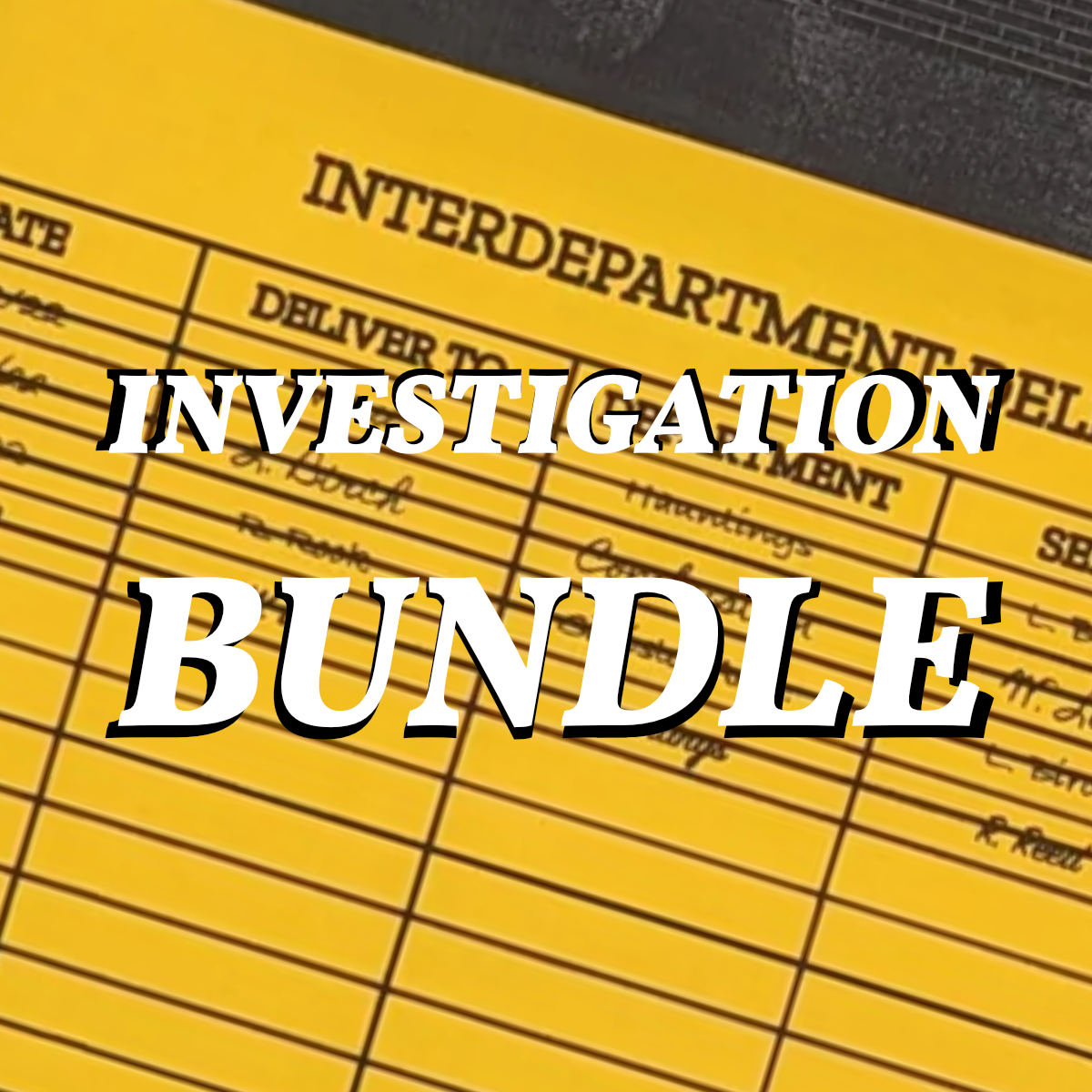 Investigation bundle